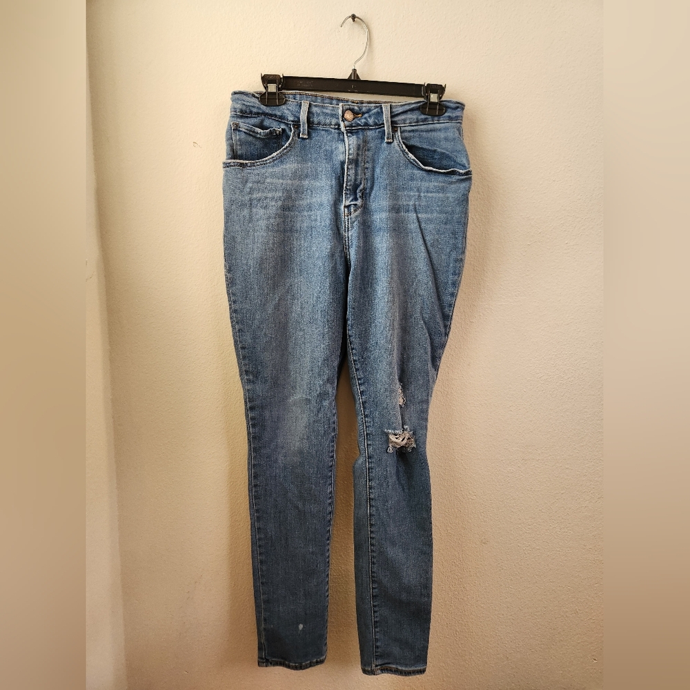 Levi's Jeans 721 High Rise Skinny Women's Blue Denim Sz 31 x 30 Medium Wash Slim